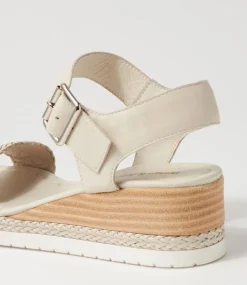 Imari Nougat Weave Leather Espadrilles