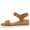 Imari Tan Weave-Leather