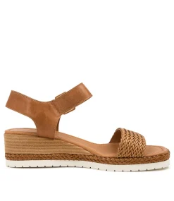 Imari Tan Weave-Leather
