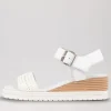 Imari White Weave Leather Espadrilles