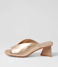 Inkley Champagne Leather Sandals