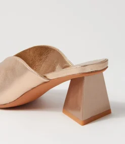 Inkley Champagne Leather Sandals