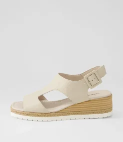 Ippa Almond Leather Espadrilles
