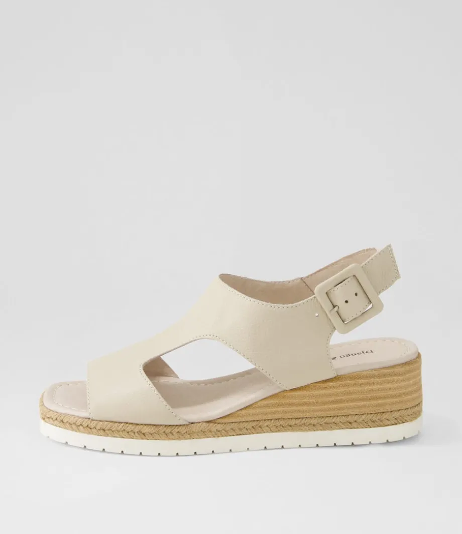Ippa Almond Leather Espadrilles