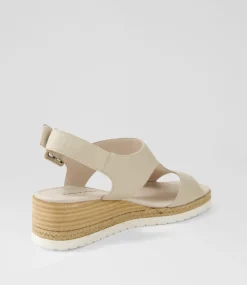 Ippa Almond Leather Espadrilles