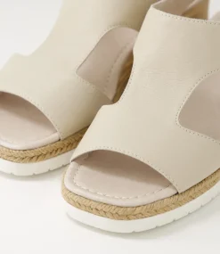 Ippa Almond Leather Espadrilles