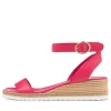 Irish Bright Pink Leather Sandals