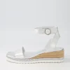 Irish Silver Scratch Leather Espadrilles