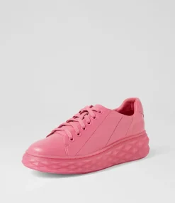 Irsia New Pink Leather Sneakers