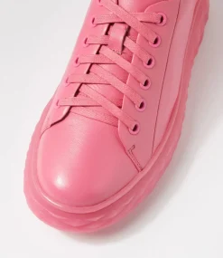 Irsia New Pink Leather Sneakers