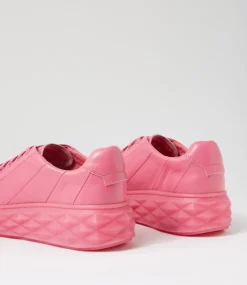 Irsia New Pink Leather Sneakers