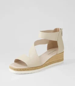 Ismet Almond Leather Espadrilles