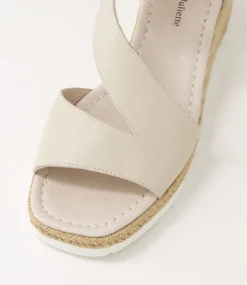 Ismet Almond Leather Espadrilles