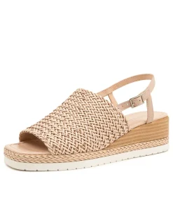 Issah Nude Weave-Leather