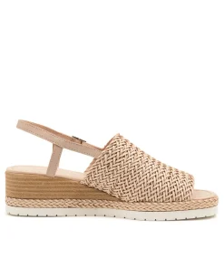 Issah Nude Weave-Leather