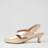 Ivide Xw Nude Shimmer Leather Sandals