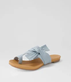 Jacona Denim Leather Slides