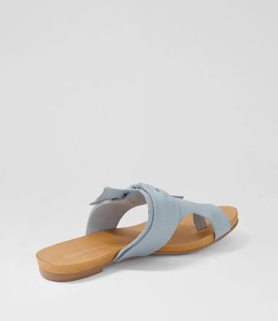 Jacona Denim Leather Slides