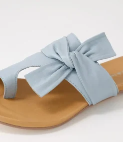 Jacona Denim Leather Slides