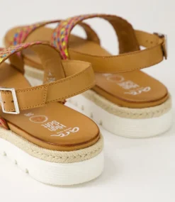 Jamaika 1 Rainbow Multi Leather Sandals