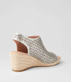 Jamm Silver Wash Leather Sandals