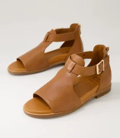 Jeskie W Tan Leather Sandals