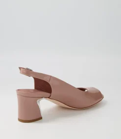 Jianas Dark Cafe Patent Leather Sandals