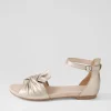 Jimeta Platino Leather Sandals