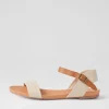 Jinnit Almond Tan Leather Sandals