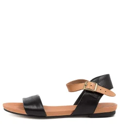 Jinnit Black-Tan Leather
