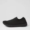 Jixxi Black Fabric Sneakers