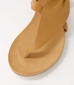 Jojos Dark Tan Leather Sandals