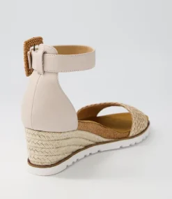 Kaelers W Nude Weave Leather Espadrilles