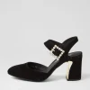 Kalsey Black Suede Heels