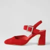 Kalsey Red Suede Heels