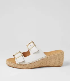 Kamera Xw White Leather Espadrilles