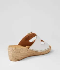 Kamera Xw White Leather Espadrilles
