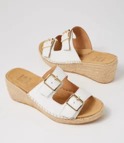 Kamera Xw White Leather Espadrilles