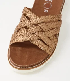 Kent Sport S 20 Whiskey Tan Leather Sandals