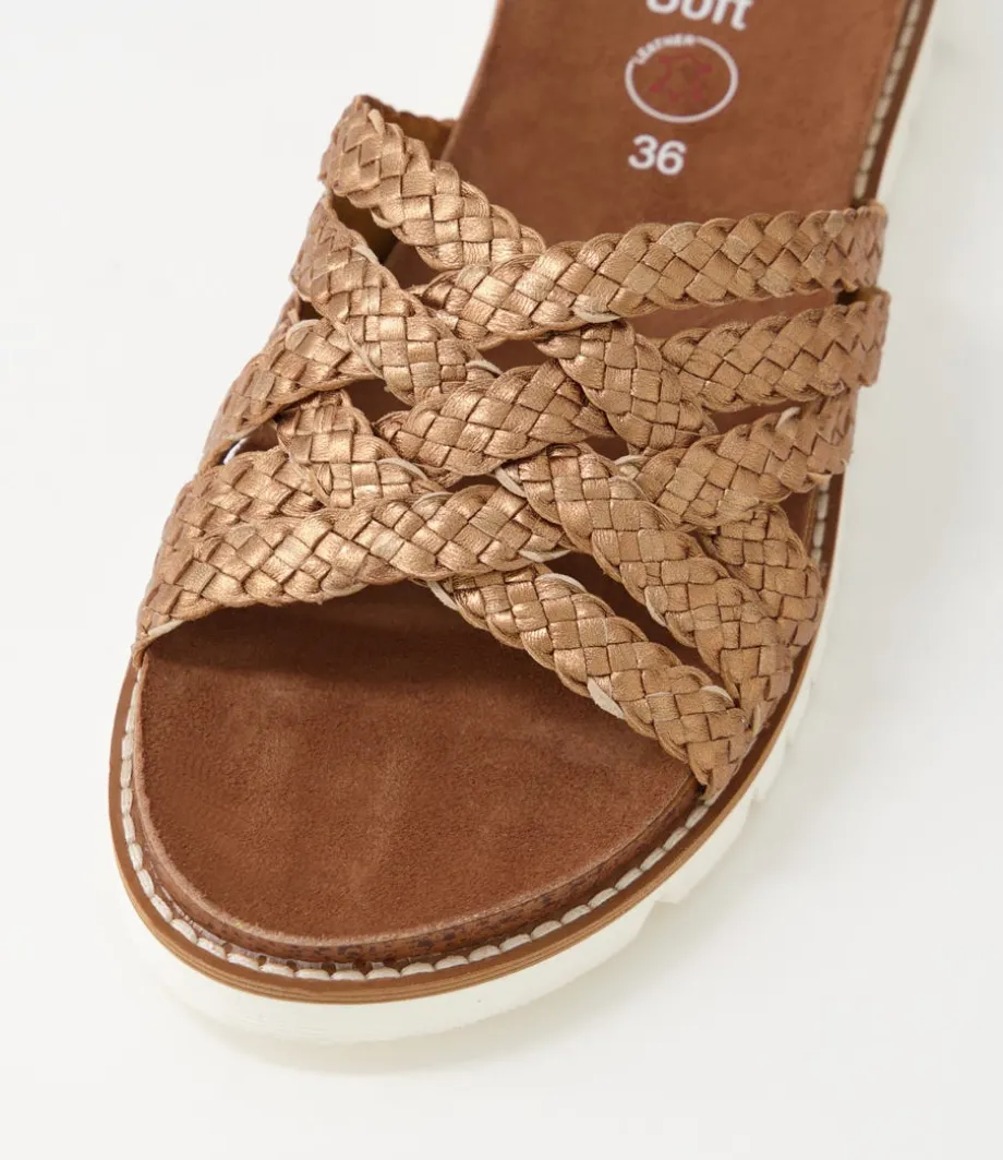 Kent Sport S 20 Whiskey Tan Leather Sandals