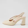 Kenzy Nude Leather Heels