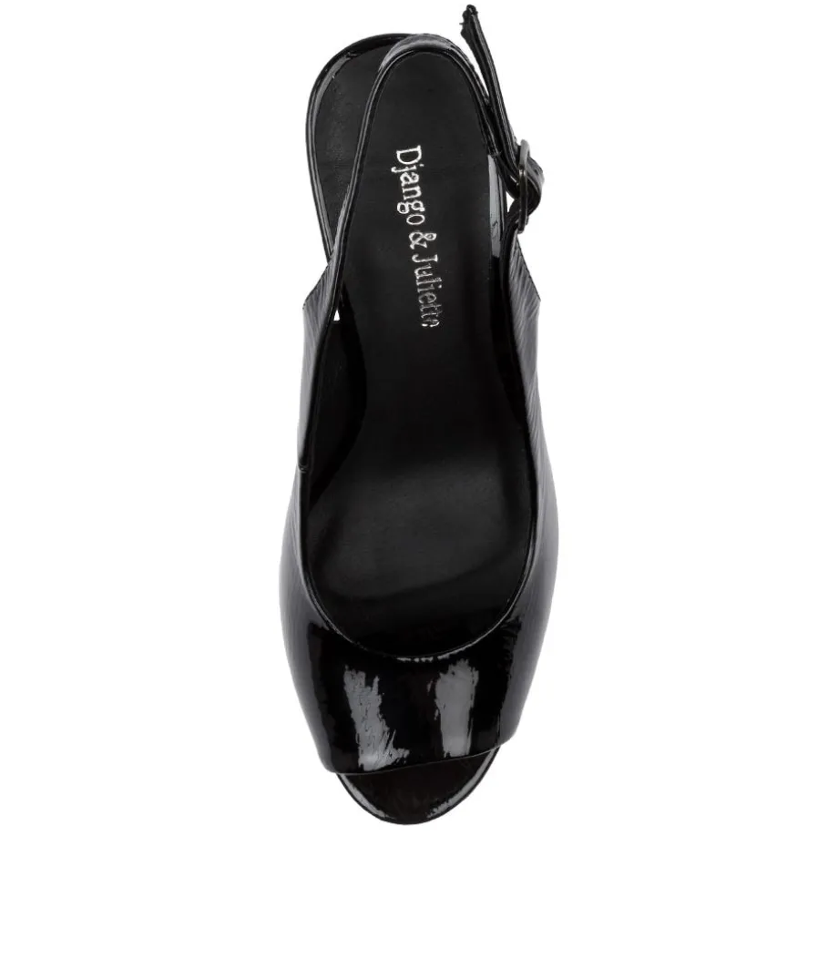 Kianna Blk Patent Leather