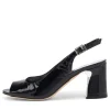 Kianna Navy Patent Leather Heels