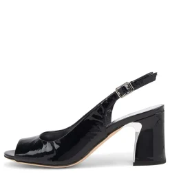 Kianna Navy Patent Leather Heels
