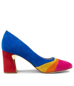 Kisha Bright Multi Suede