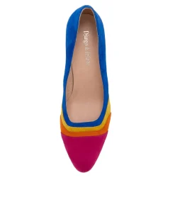 Kisha Bright Multi Suede