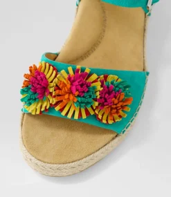 Kishop Xw Emerald Multi Sandals