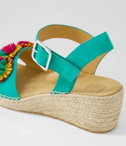 Kishop Xw Emerald Multi Sandals