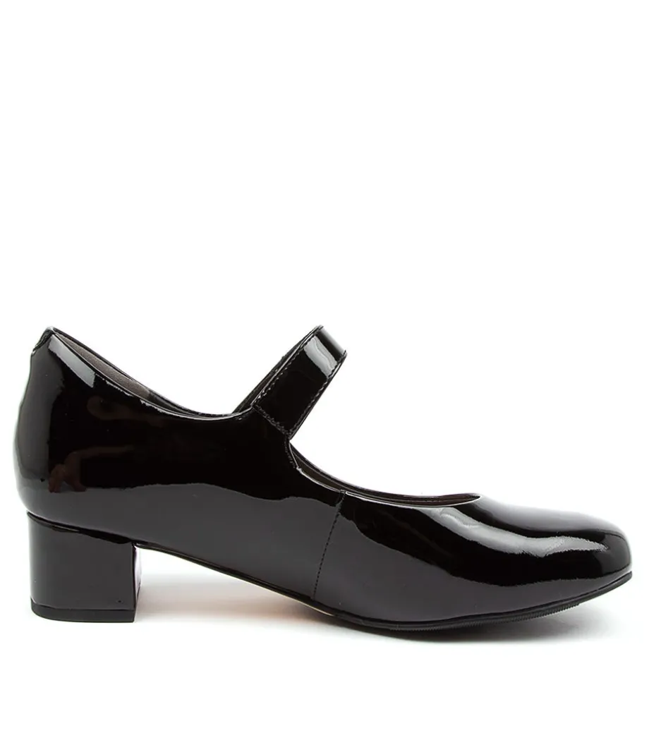 Kitty W Black Patent