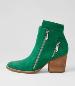 Klues New Emerald Suede Ankle Boots